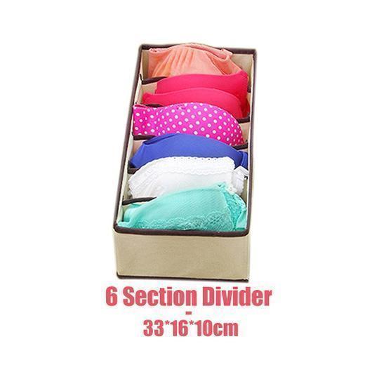 Foldable Underwear Drawer Organizer Set (4pcs)