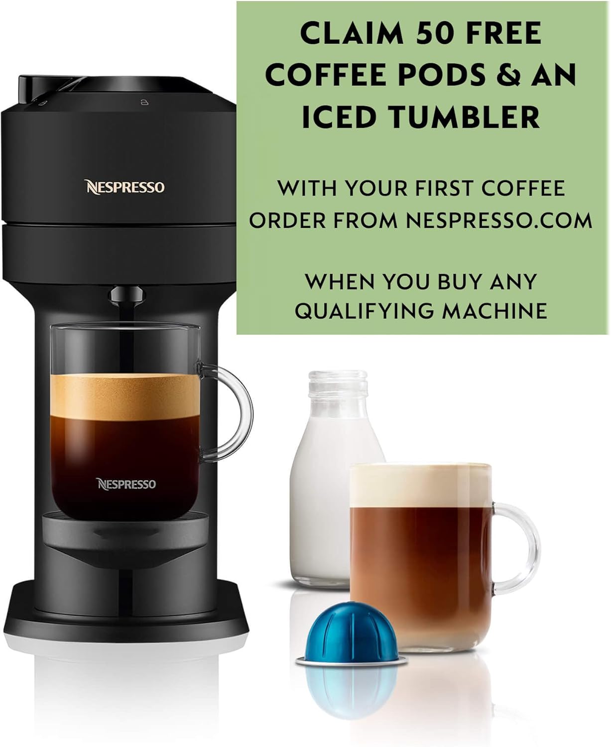 Vertuo Next Coffee Machine + 30 Pods