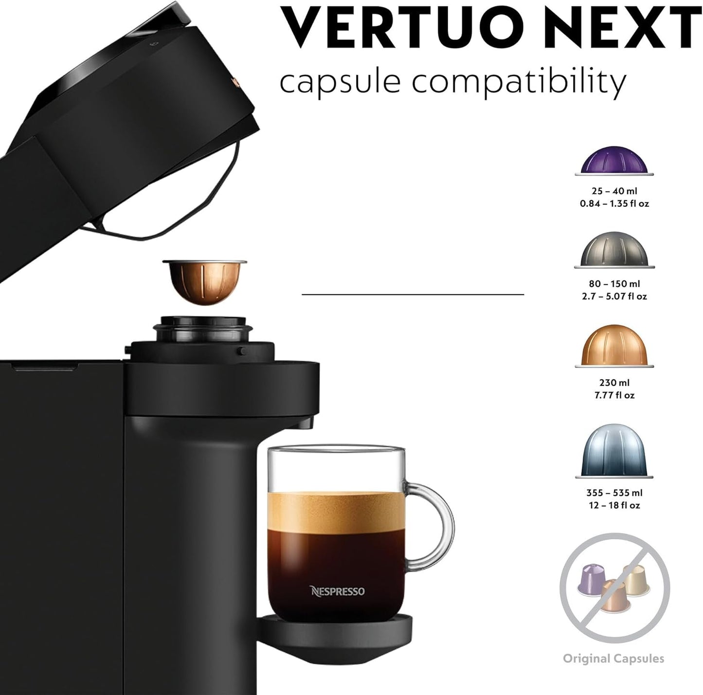 Vertuo Next Coffee Machine + 30 Pods