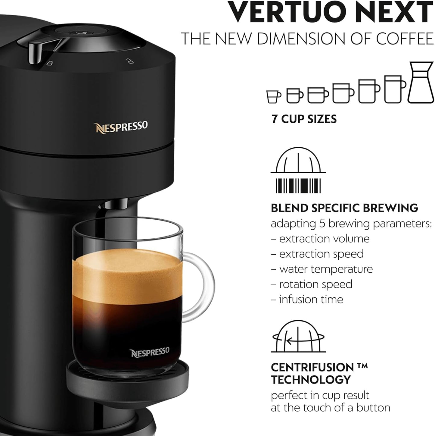 Vertuo Next Coffee Machine + 30 Pods