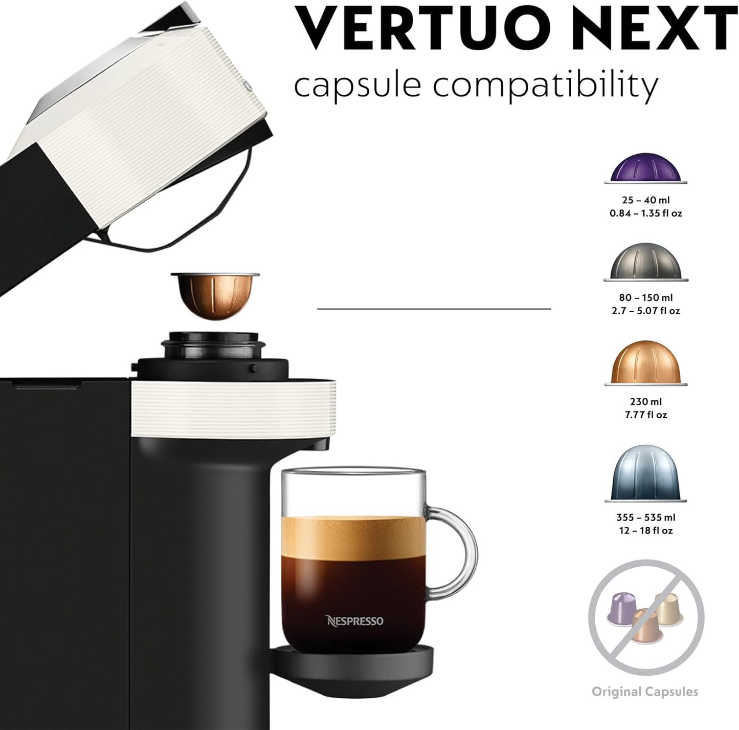 Vertuo Next Coffee Machine + 30 Pods