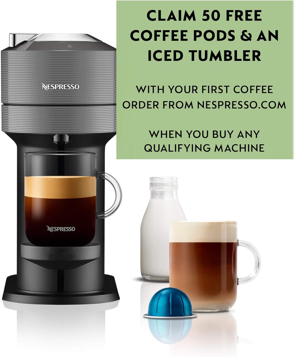 Vertuo Next Coffee Machine + 30 Pods