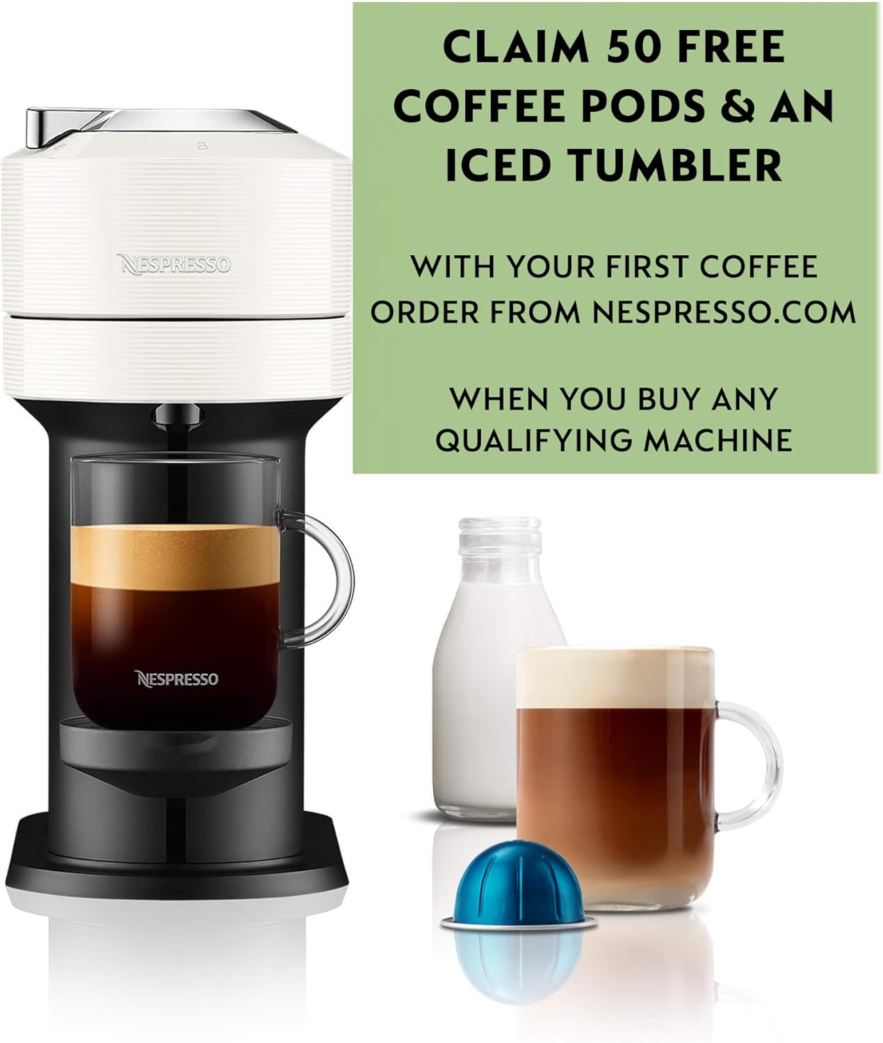 Vertuo Next Coffee Machine + 30 Pods