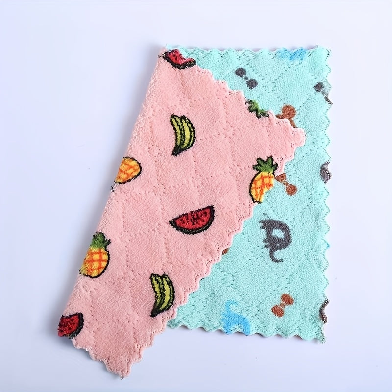 5pcs Super Absorbent Reusable Kitchen Dishcloths