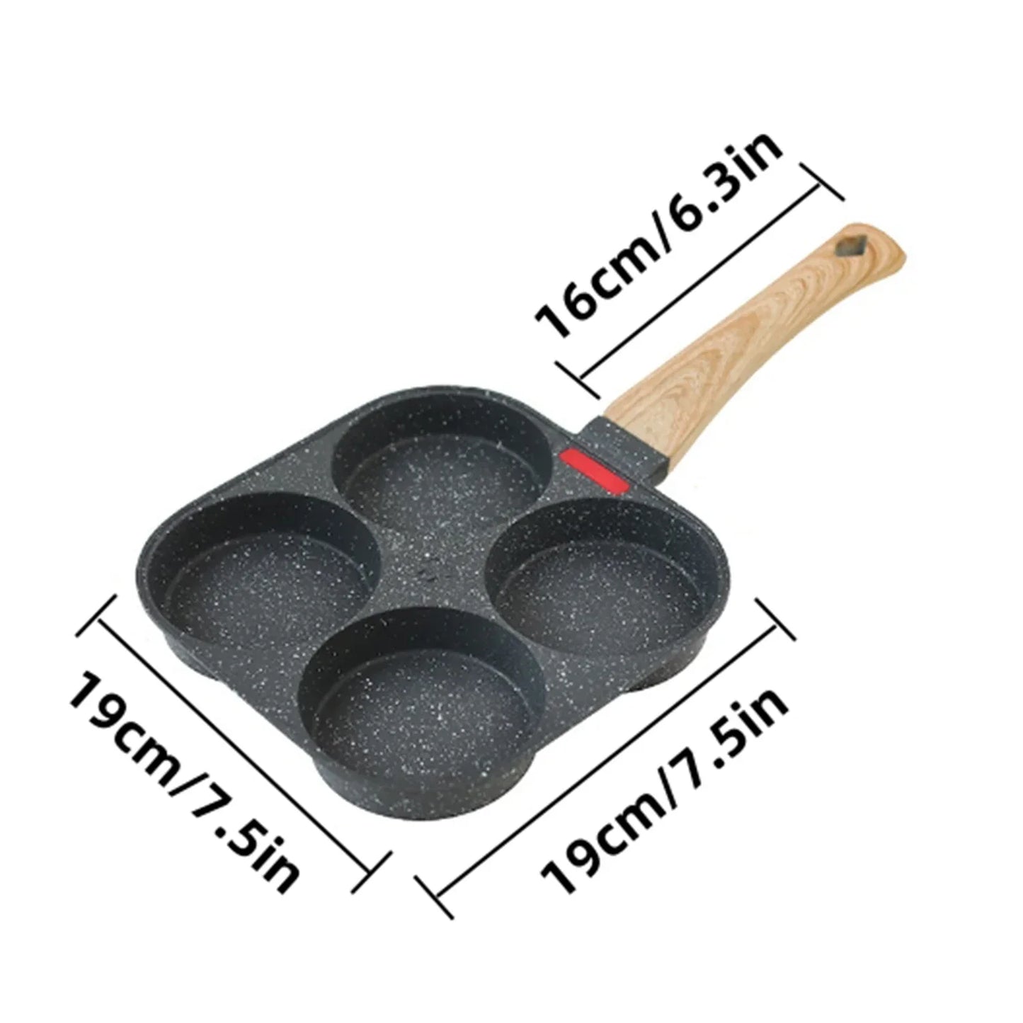 Mini Nonstick Egg Frying Pan for Omelettes & More