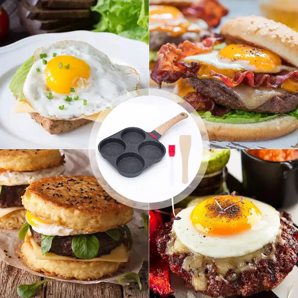 Mini Nonstick Egg Frying Pan for Omelettes & More