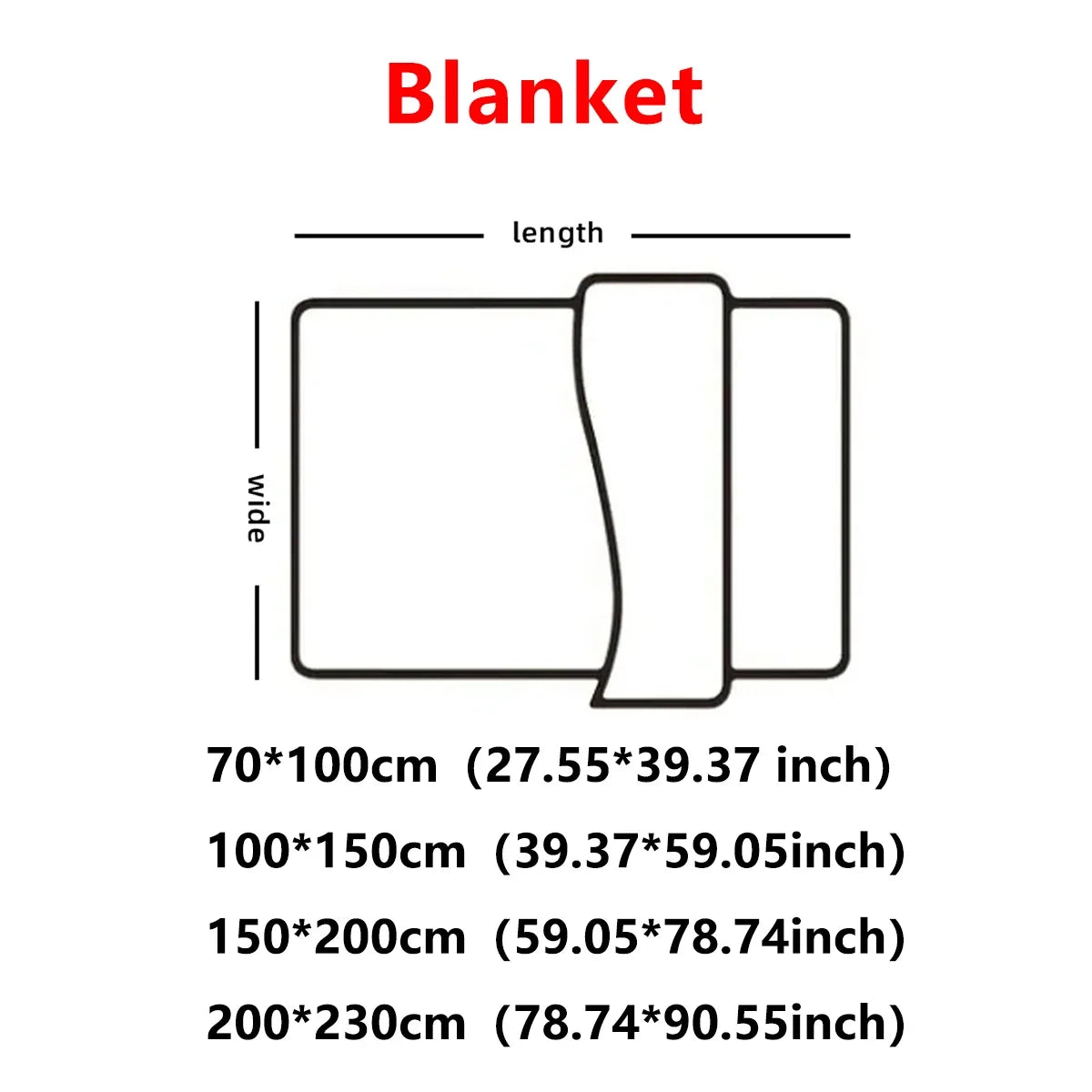 Plush Blanket Thick Wide Striped Multifunction