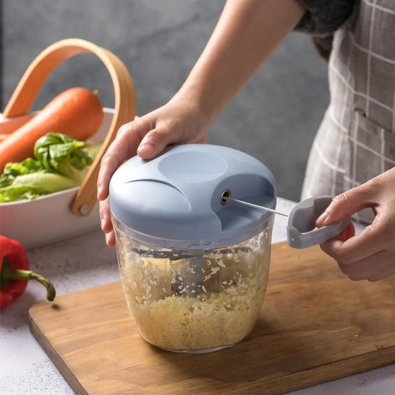 500/900ML Manual Meat & Garlic Mincer Chopper