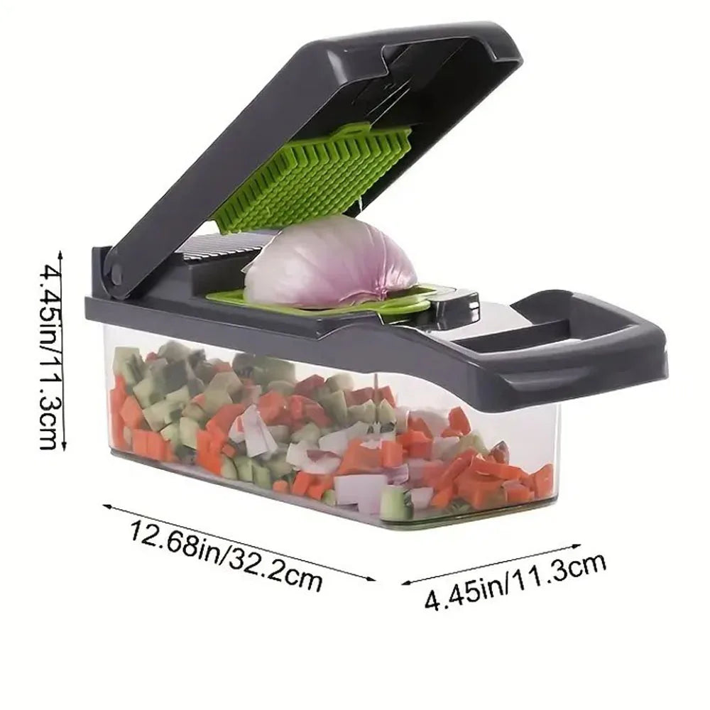 Vegetable Chopper & Slicer with Container