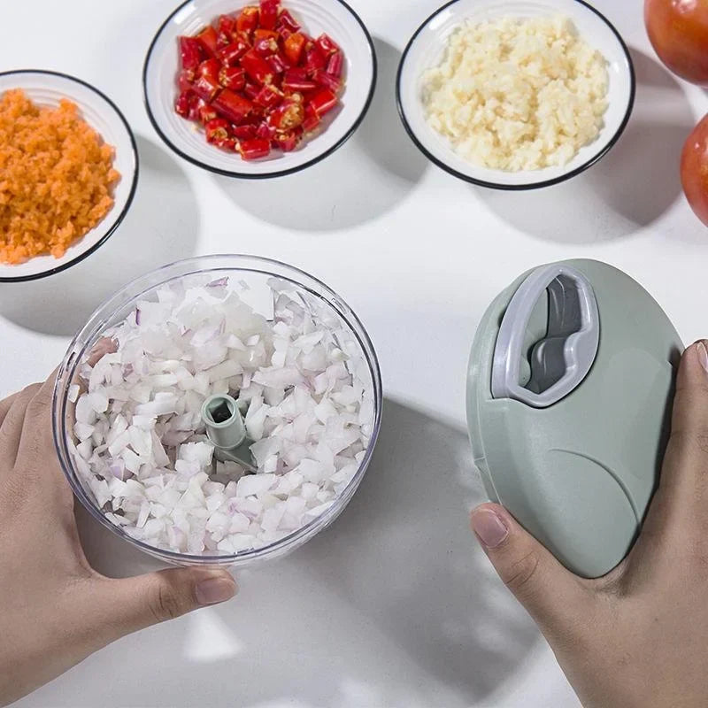 500/900ML Manual Meat & Garlic Mincer Chopper