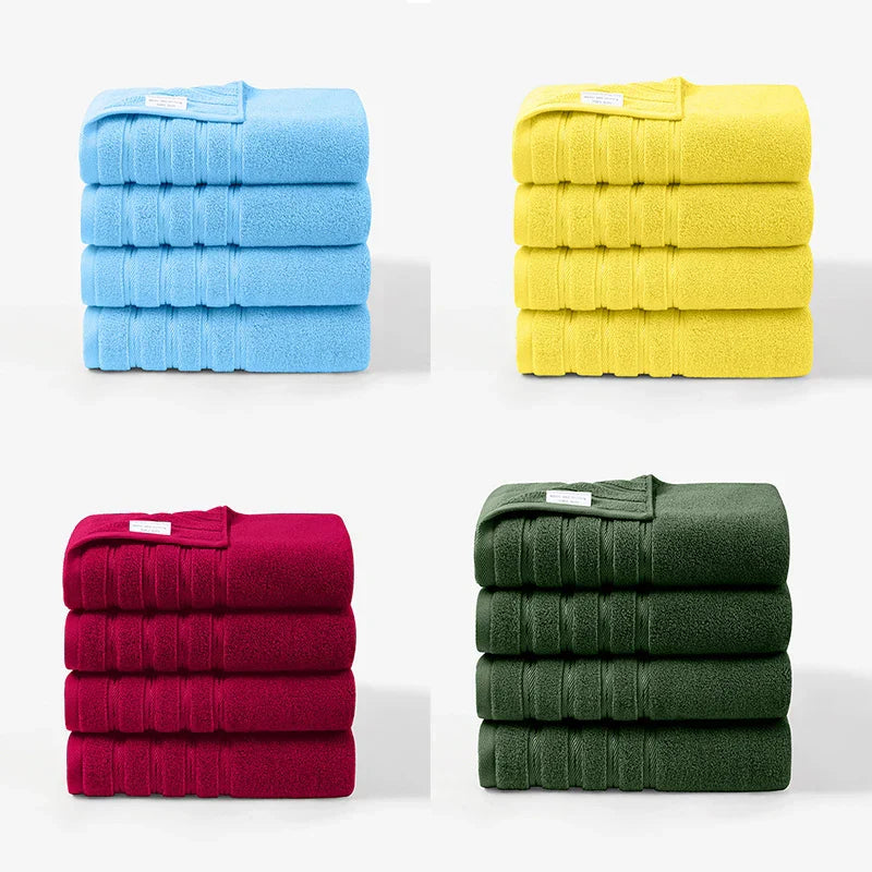 Luxury 12-Piece Cotton Towel Set