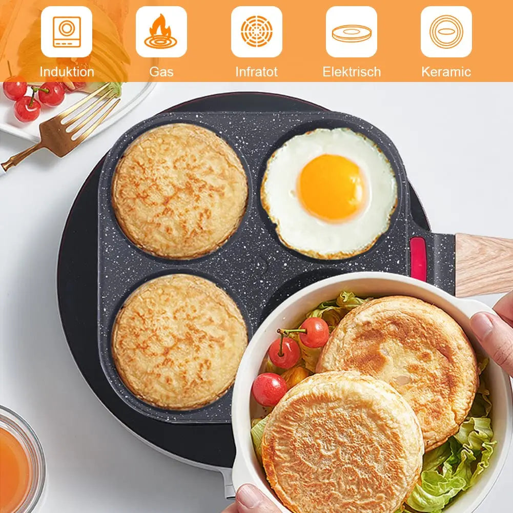 Mini Nonstick Egg Frying Pan for Omelettes & More