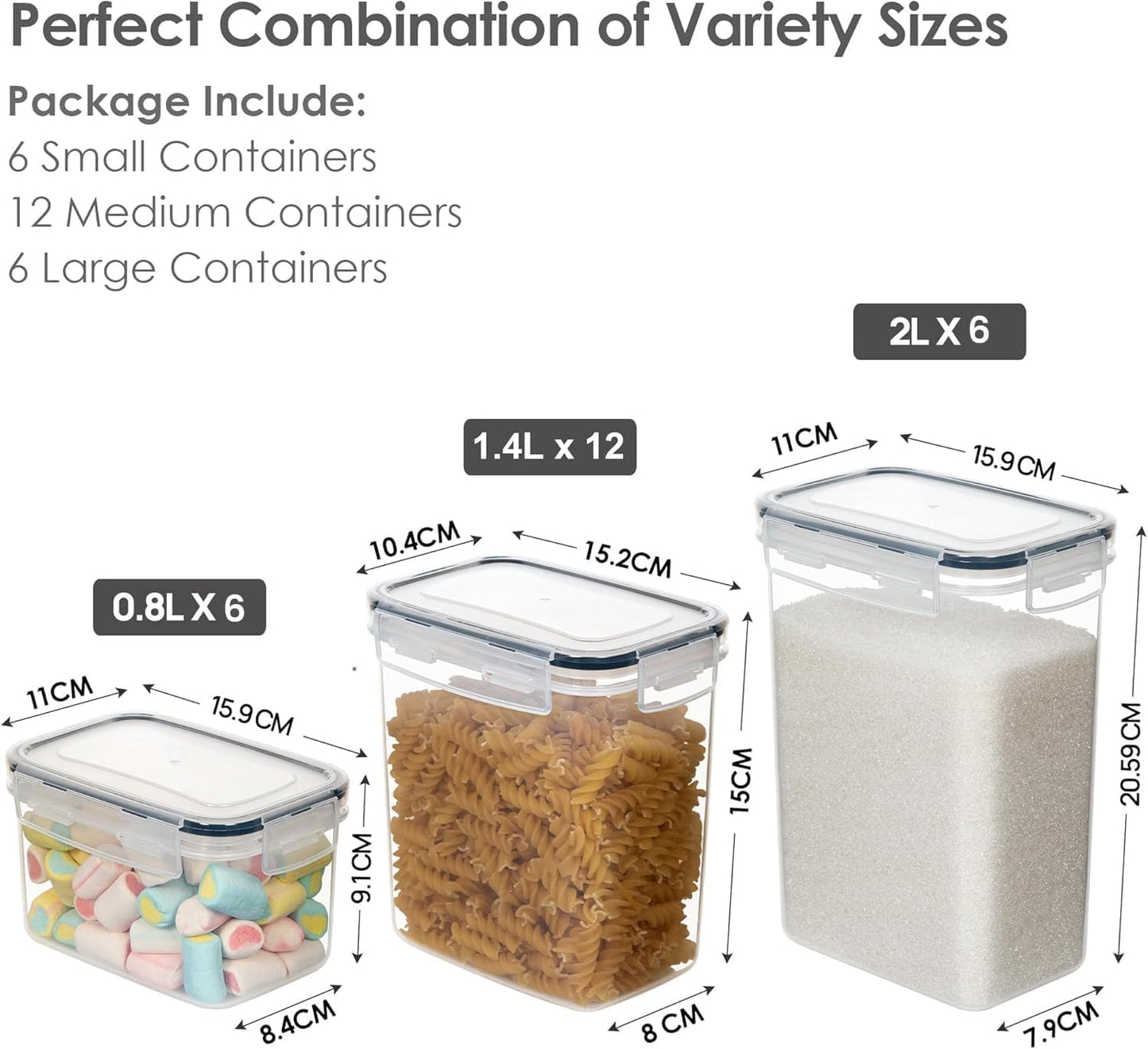 Vtopmart 16 Airtight Food Storage Containers Set