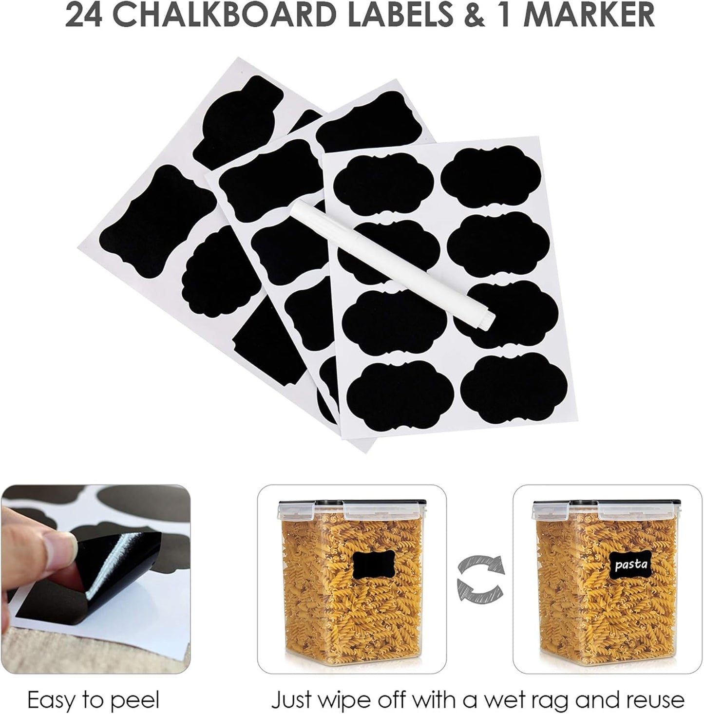 Vtopmart 16 Airtight Food Storage Containers Set