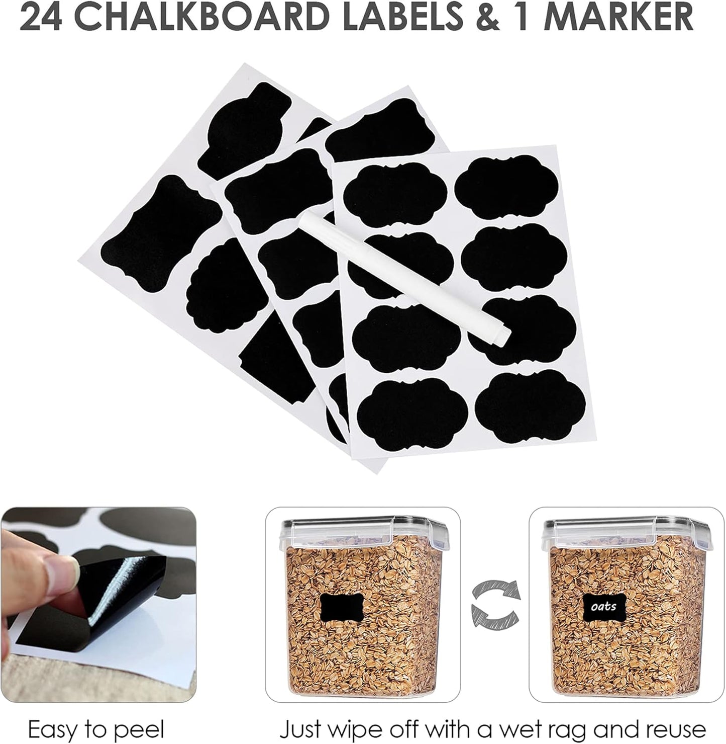 Vtopmart 16 Airtight Food Storage Containers Set