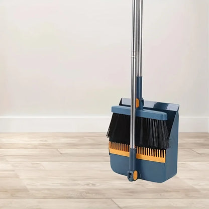 Broom and Dustpan Set with Long Handle Durable
