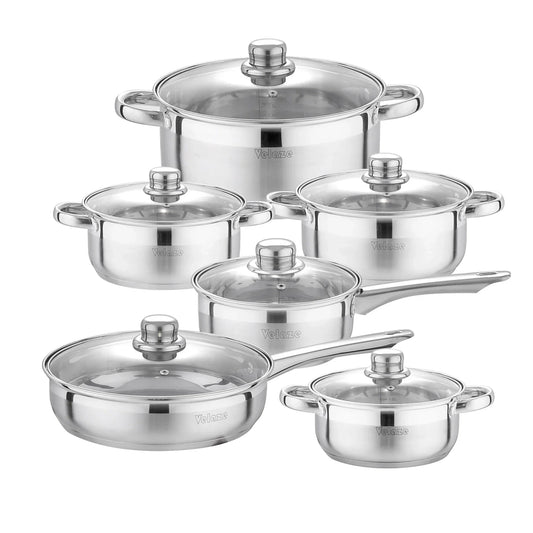 Velaze Kitchen Cookware Set 12 PCS