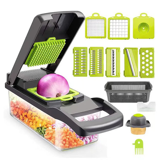 Vegetable Chopper & Slicer with Container