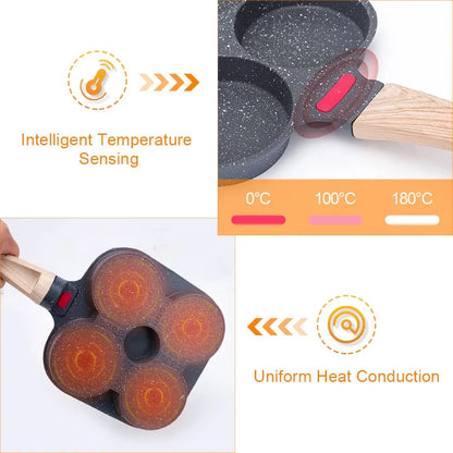 Mini Nonstick Egg Frying Pan for Omelettes & More