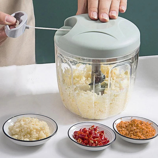 500/900ML Manual Meat & Garlic Mincer Chopper